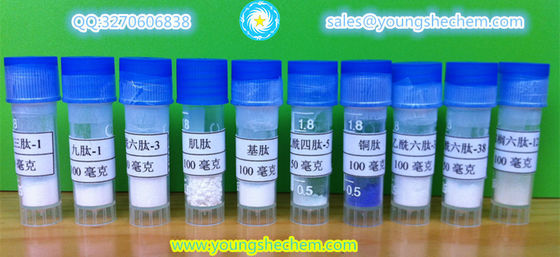 Anti-aging skincare white color peptide Acetyl Hexapeptide-3/8 Argireline